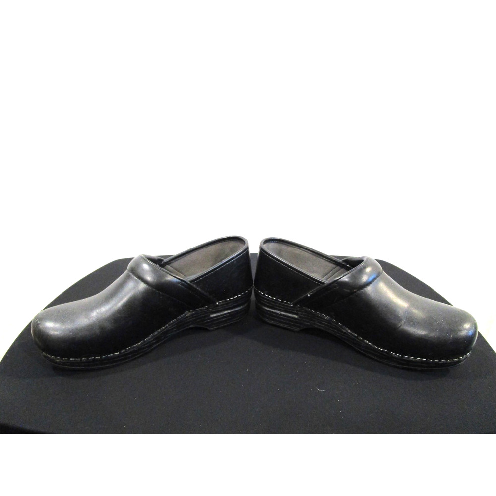 Dansko XP Professional Black Leather Clogs Shoes Women Sz 39 EU/ 8.5 US - Picture 5 of 9